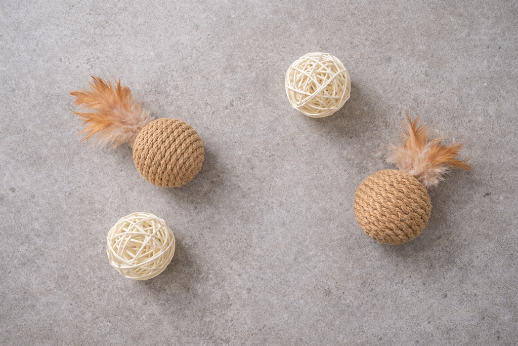 Natural Rattan Play Ball