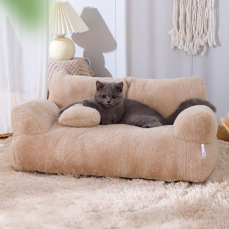 CloudLounge Plush Cat Sofa